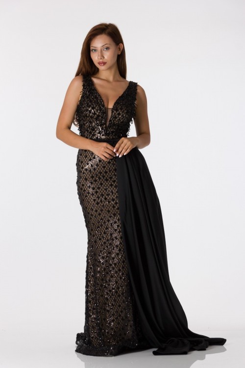 Robe haute couture Noir 63070