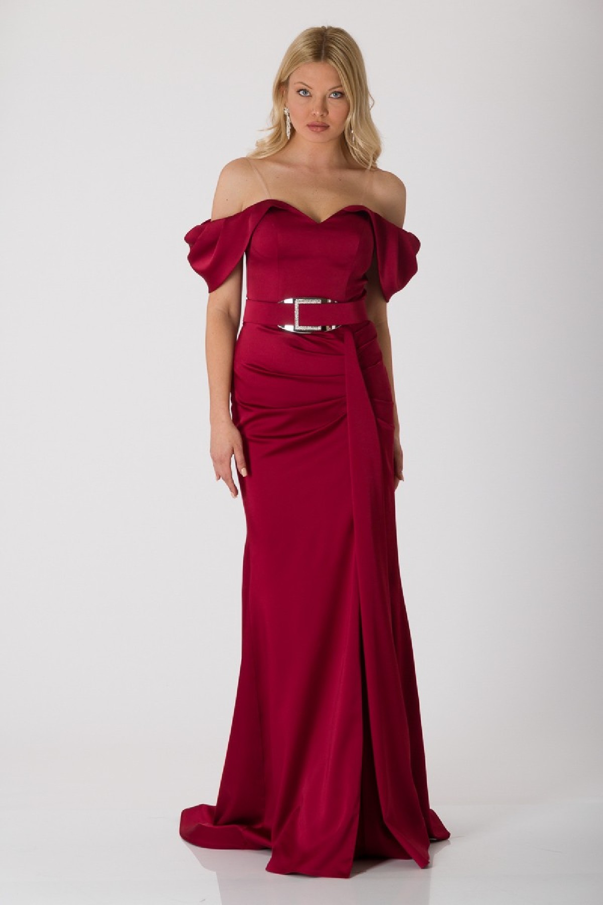 Robe de soir e bordeau 63148