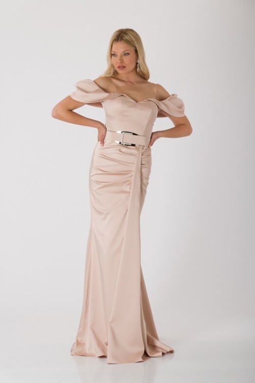 Robe de soirée nude 63148